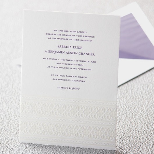 Why do we wish to follow correct marriage invitation etiquette